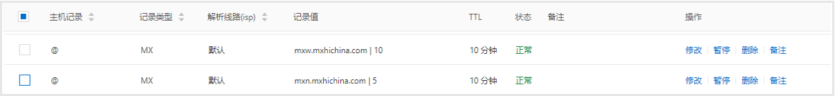 MX记录